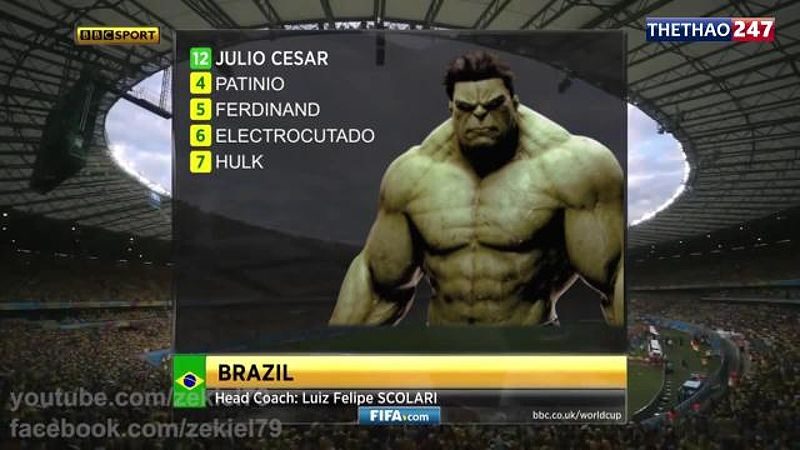 Cú sút tuyệt vời của Toni Kroos vào lưới Brazil