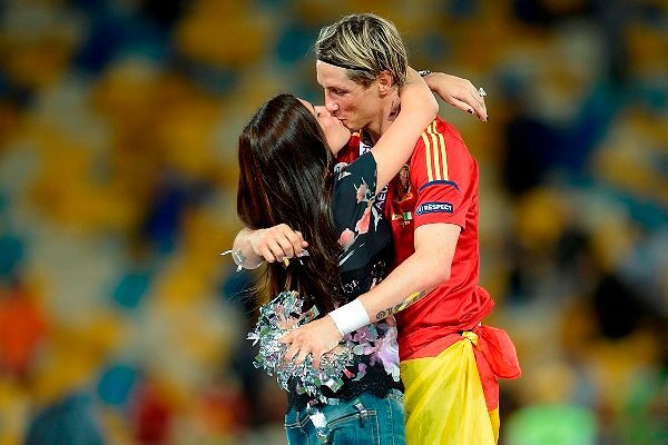 Fernando Torres và Olalla Dominguez Liste