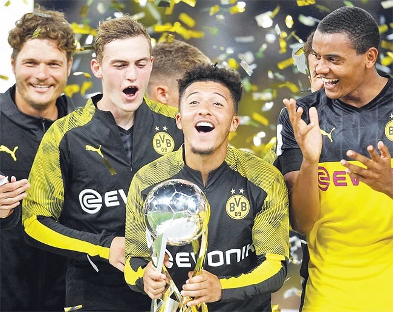 Jadon Sancho trong màu áo Dortmund