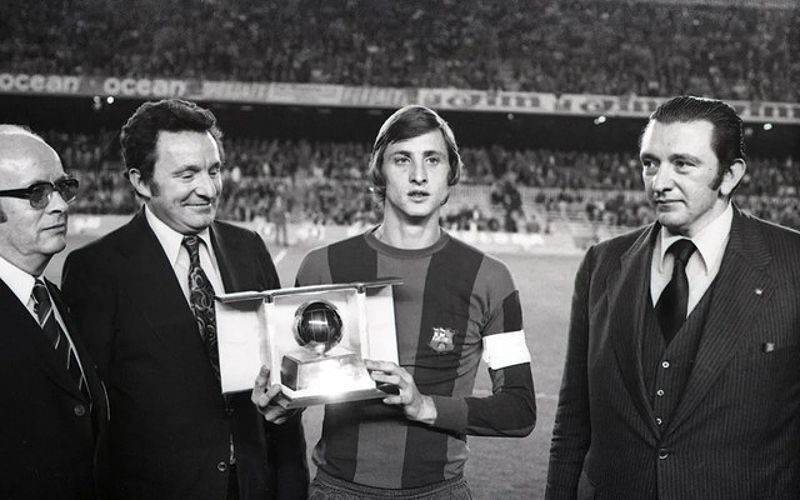 Johan Cruyff nhận Quả Bóng Vàng